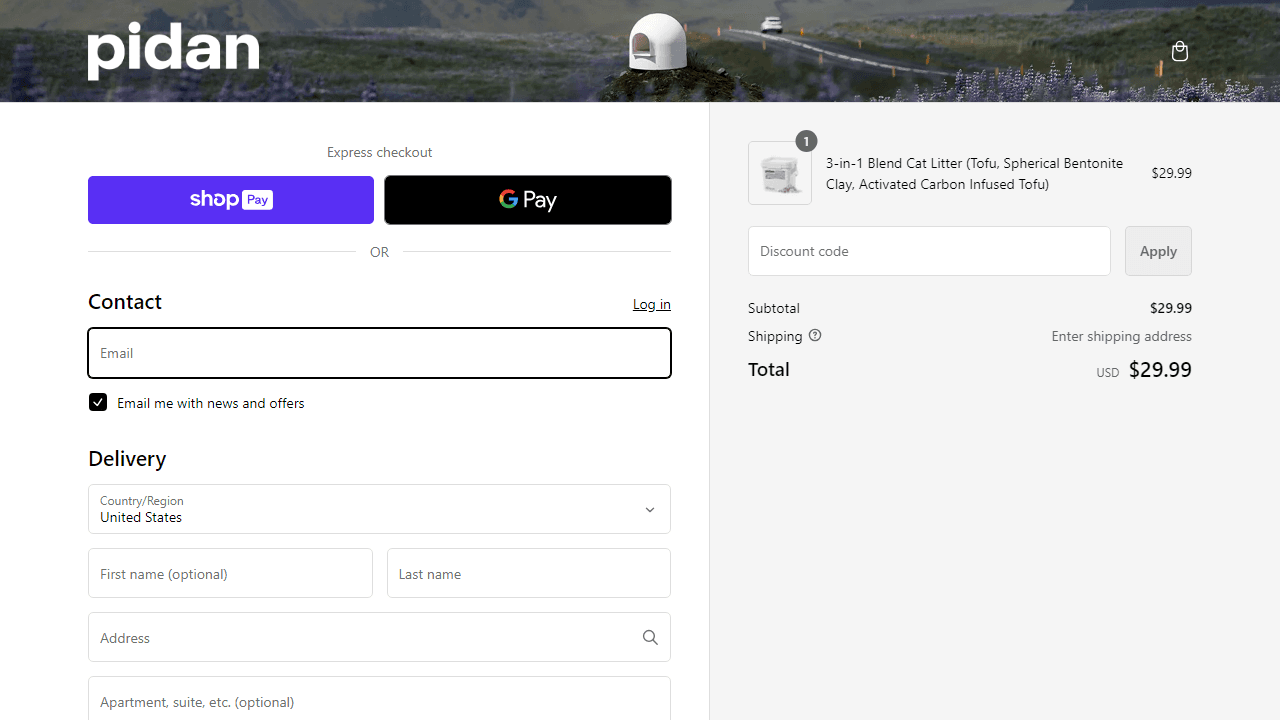 How to apply Pidan coupon code